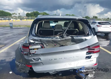 2024 Genesis Gv80 3.5T Awd из США, поврежденный, VIN KMUHCESCXRU192366